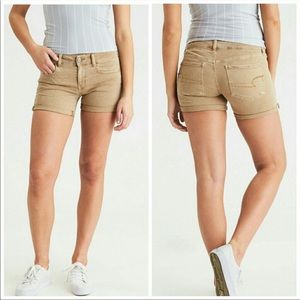 American Eagle Super Stretch Twill x Midi Shorts